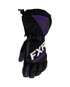 FXR Fusion Skoterhandskar 22 Black/Purple