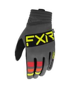 FXR Prime MX Crosshandske 22 Grey/Black/Hi Vis