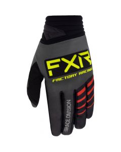 FXR Prime MX Crosshandske 23 Grey/Black/HiVis